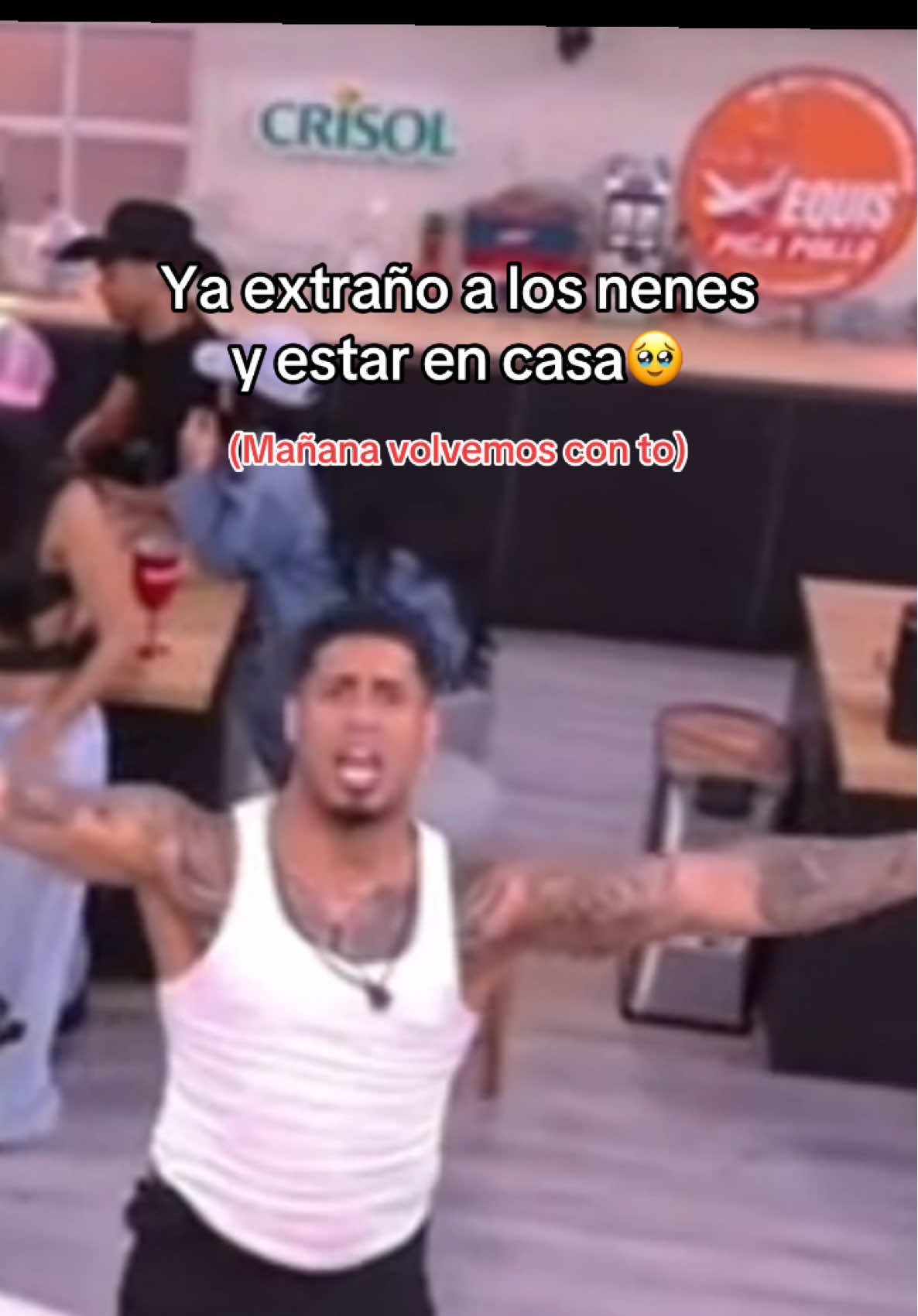 Extraño estar en casa. Gracias Nenes @Jlexis 🚀🧑‍🚀 ❤️🤍🇩🇴🇨🇴🏠 #teamvalka #lacasadealofoke 