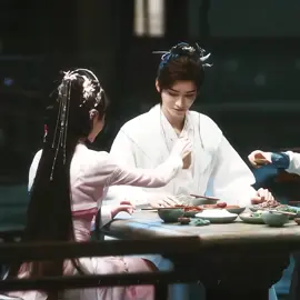 su muyu pamit pergi buat jalanin misi yang belum selesai. bai he minta muyu cepet pulang   karna mau makan masakan muyu 😢 #gongjun #yangyutong #bloodriver #cdrama 