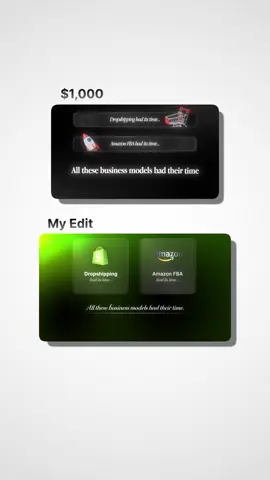 📩 DM y convertimos tu video en ventas. Video original de Iman Gadzhi 👇 https://www.youtube.com/watch?v=A-yBamfrXQs&list=LL&index=7&t=292s El precio mostrado es simbólico, no refleja el valor real del trabajo. Mi versión es una reinterpretación creativa para mostrar mi estilo de edición. #editordevideos #aftereffects #motiongraphics #animation #youtube 