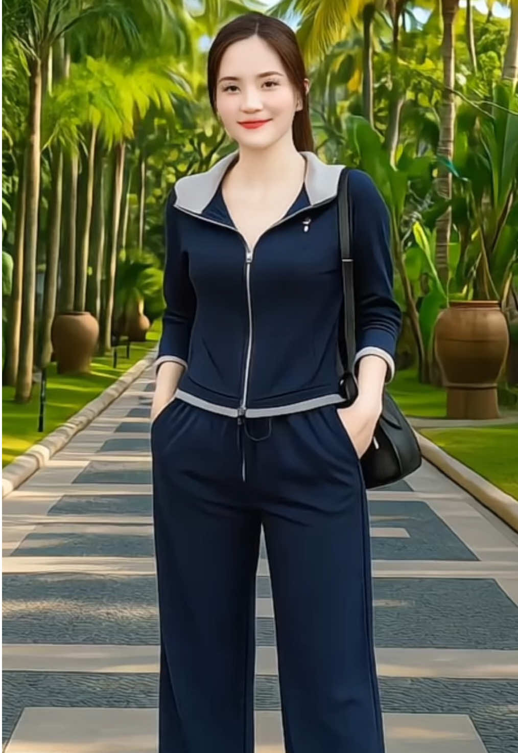 ✨ Set đồ len tăm thu đông siêu xinh – ấm áp mà vẫn tôn dáng, mặc là ghiền 💕 #setdo #thudong #lenxinh #phongcachhanquoc #giamgiahot