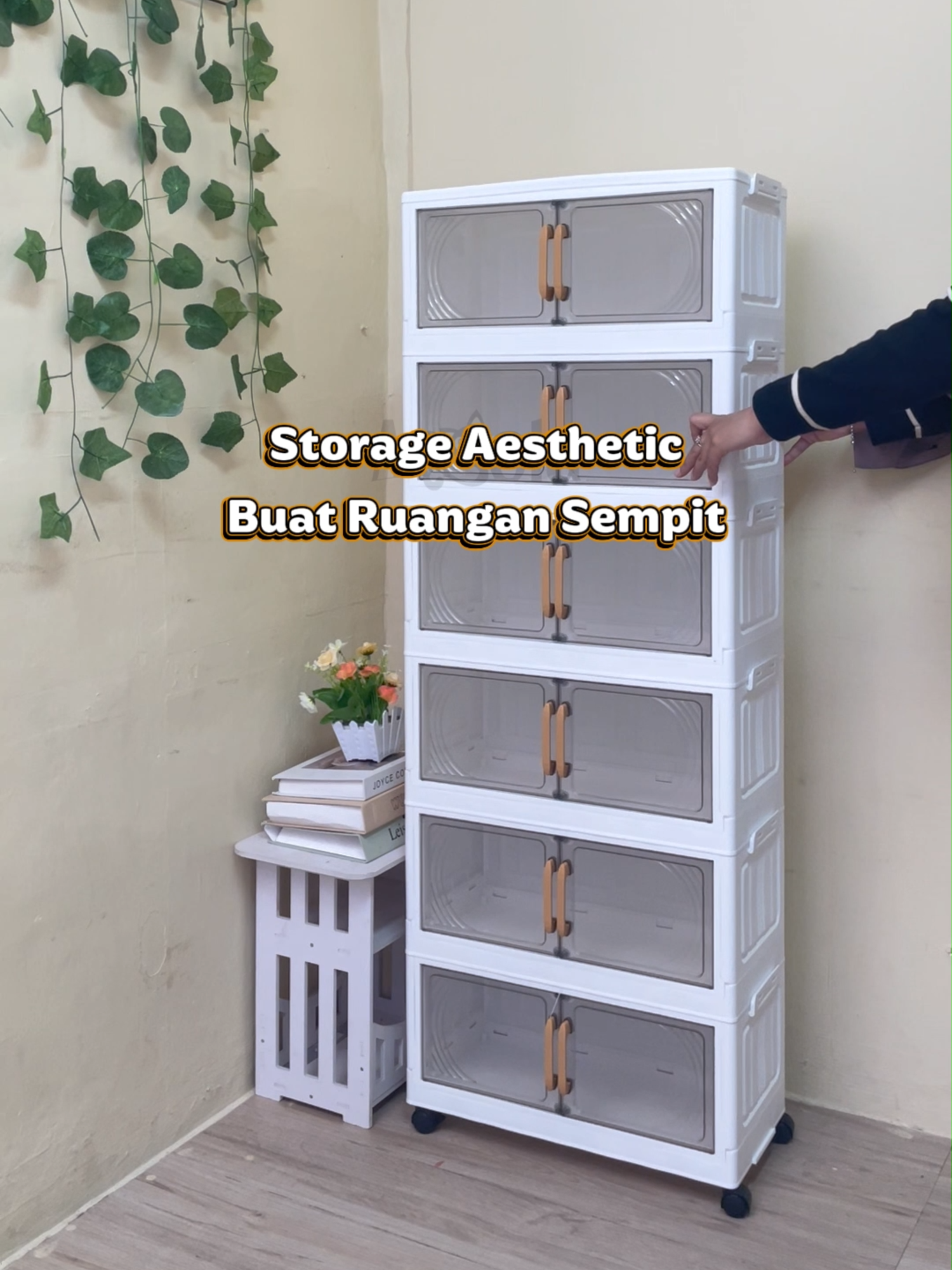 Storage cocok untuk ruangan sempit!! yukk cek produknya🥰🥰🥰 #BelanjaBarengAngola #lemarilipat #storageboxorganizer #lemari #storageboxmurah #storagebox