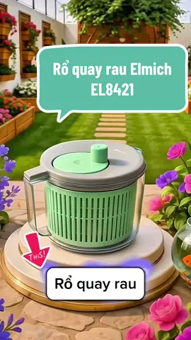 Rổ quay rau Elmich EL8421 #xuhuongtiktok #dienthoaithongminh #giadungthongminh #roquayrau 