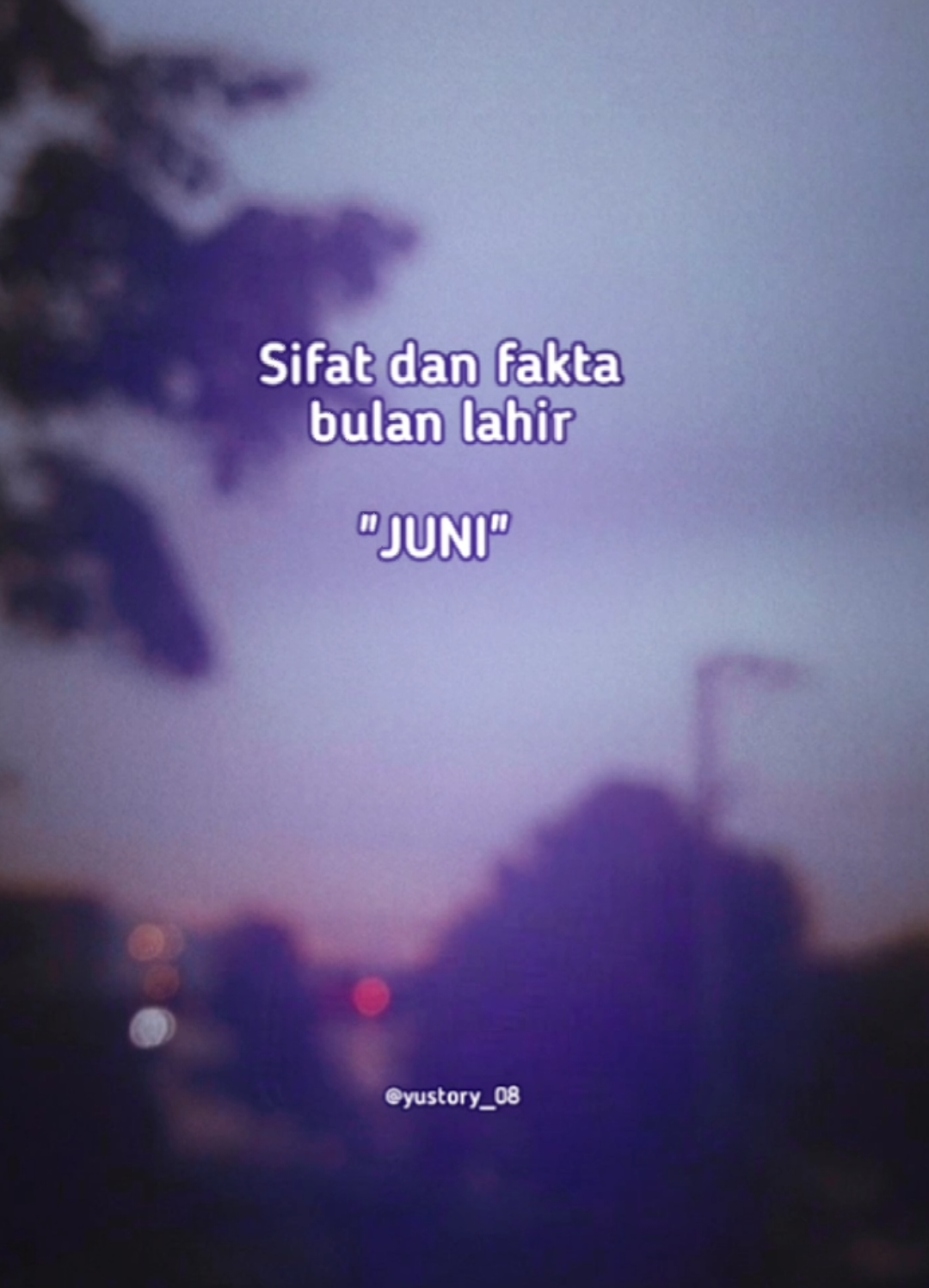 sifat dan fakta bulan lahir 