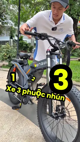 Xe đạp trợ lực có nhiều phuộc.  #engwex24 #xedapdientroluc #bike 