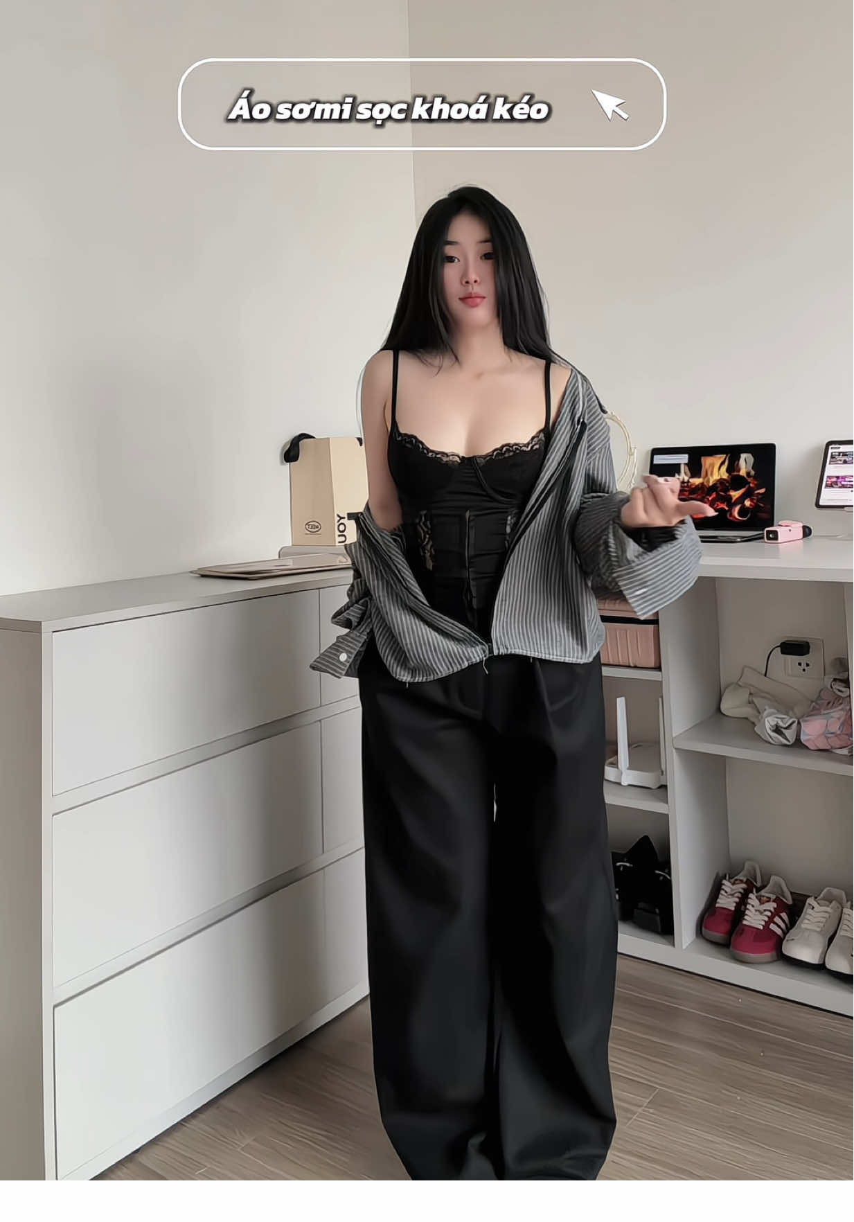 Vừa là khoác vừa sơmi quá đẹp #29febcloset #aosomi #aosominu #phoidoxinh #outfitideas 