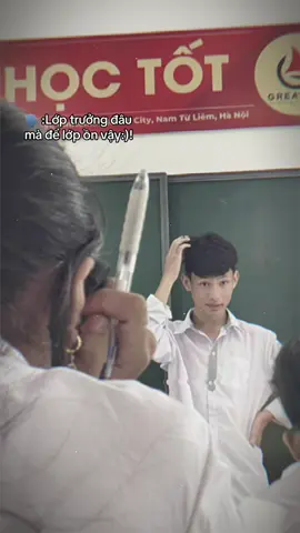 Các em hãy học theo lớp trưởng nhé🥴 #xuhuong #k26a3_thptkl 