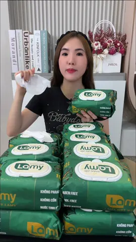 Khăn ướt không mùi không cồn dành cho em bé và người lớn #khanuot #khanuotkhongmui #khanuotvesinh #muataitiktokshop 