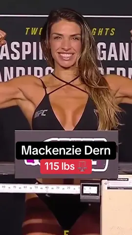 #MackenzieDern #UFC #mma #ufc321 #weighin 