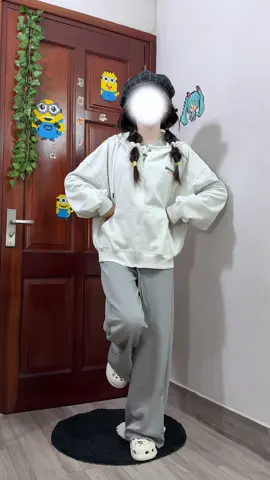 Hoodie Zip chất nỉ ép sờ mịn, mềm nhà @Mon Studio xinh lắm nà ✩°｡𓏲⋆.🧺𖦹 ₊˚ #OOTD #outfitideas #fypシ゚ #phoidoxinh 