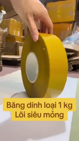 Băng dính đóng gói hàng hoá loại 1kg #bangdinh #bangdinhdonghang #bangdinh1kg #bangdinhloimong #tuyettinhtuom 