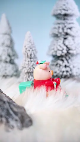Piggy will spend Christmas with you #52toys #toys #pig #cute #Christmas
