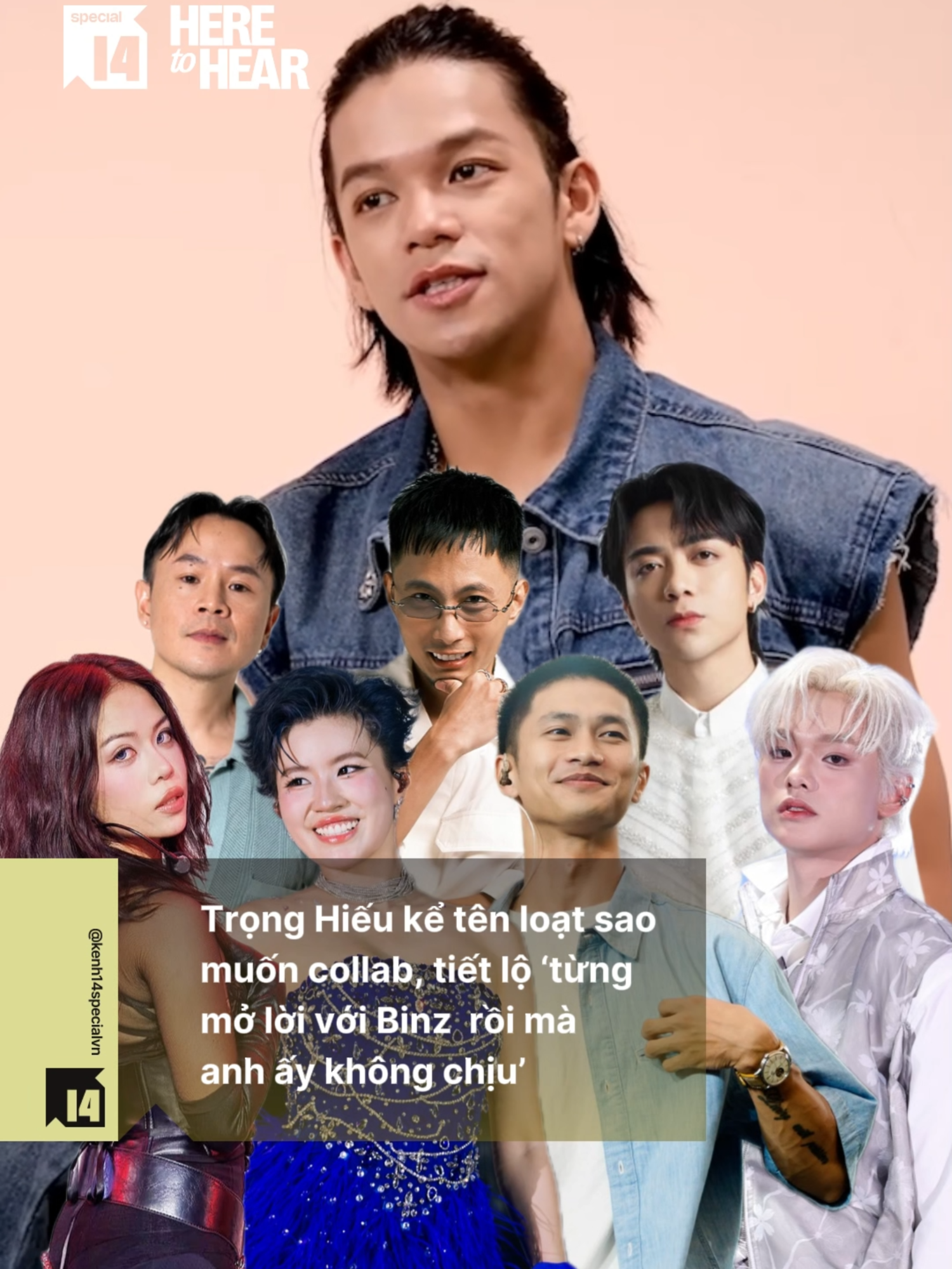 (S)TRONG Trọng Hiếu kể tên loạt sao muốn collab: Rhymastic, Binz, SOOBIN, Nguyễn Hùng, Pháo, tlinh… ‘Từng mở lời với Binz rồi mà anh ấy không!’ 😆 #heretohear #kenh14 #kenh14special #amm #news