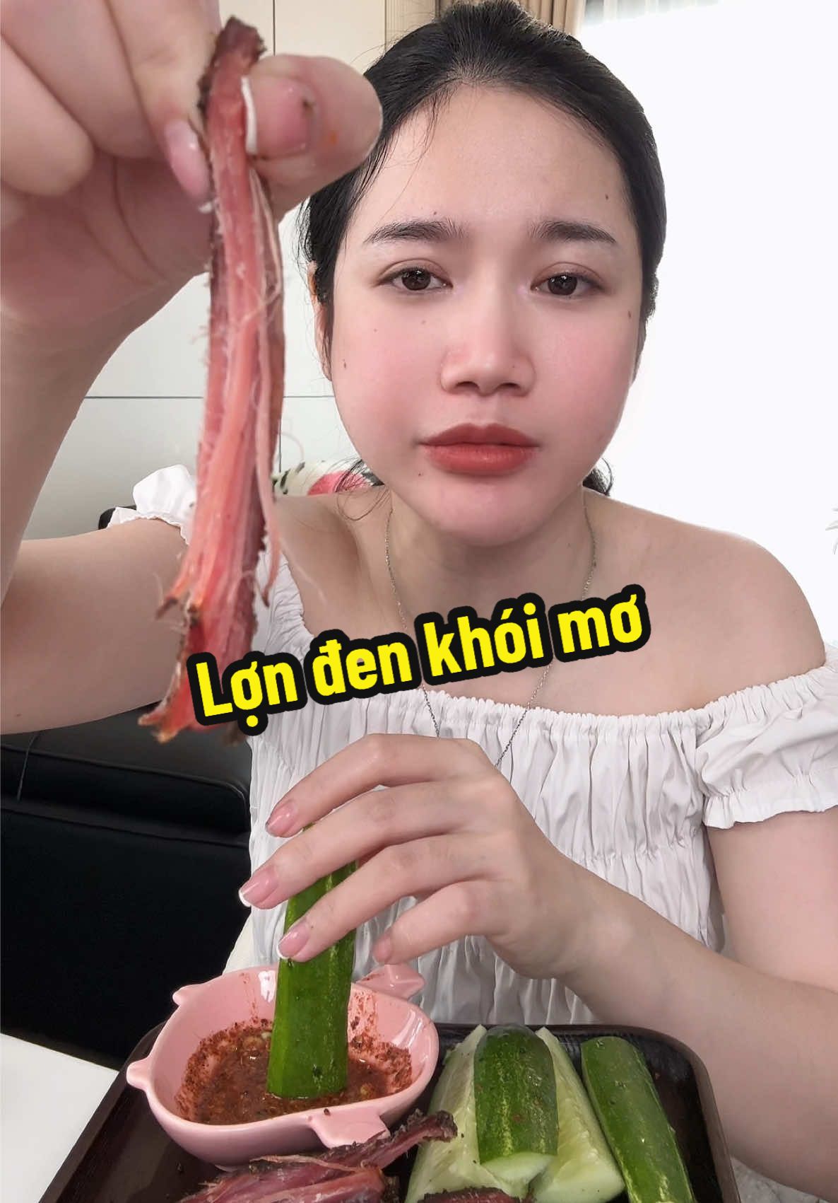 Ăn rất nhiều loại rồi nhưng không ưng đâu như ăn thịt lợn đen khói mơ #reviewdoan #doanvat 