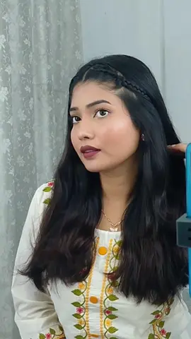 Simple Hairstyles with 2 piece 🎀 #esratmeer   #hairstyle #hairstylewith2piece #foryou #viral 