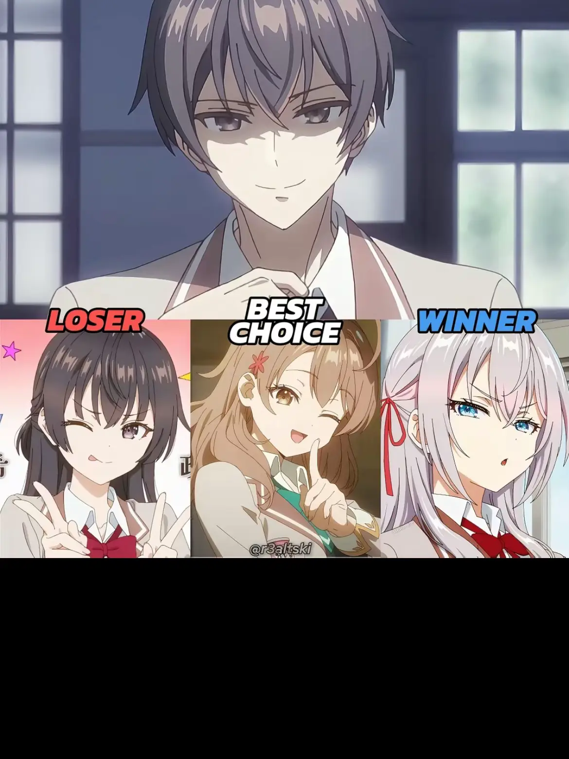 1.Roshidere 2.The Quintessential quintuplets 3.The Shiunji Family 4.A Couple of cuckoos 5.Oregairu 6.I got Married to the Girl I have Most in class  7.Masamune-kun revenger 8.Shikimori‘s Not just a cuties  9.Can a Boy-Girl friendship survive 10.Love, Chunibyo & Other delusions ! 11.Oresuki 12.Bottem-Tier Charakter Tomozaki 