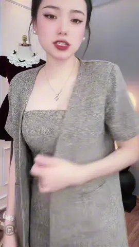 G82 Set dạ tiêu 3 món (áo khoác +chân váy+bra) hàng ép mùng dày dặn #setaochanvay #setvayda #setvayxinh #set3mon #xuhuong 