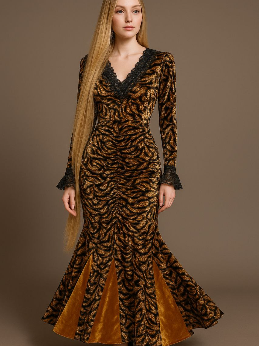 تفصيل وخياطة دشداشة قديفة جلد النمر او نمري #خياطة #خياطة_سهلة #تفصيل_دشداشة #دشداشة #قندورة#باترونات_خياطة #قندور