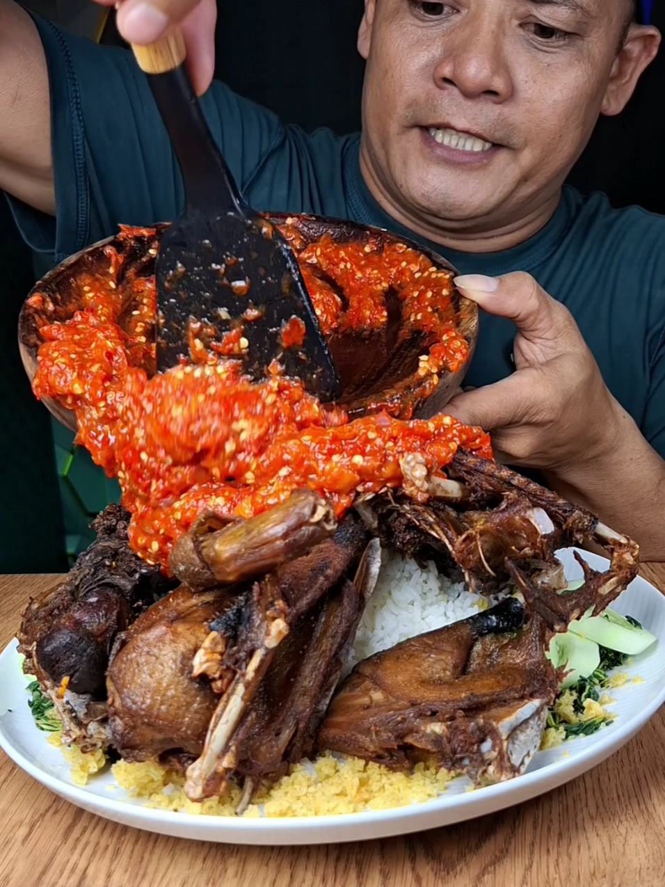 Ngidam nasi bebek sejak dari kandungan 
