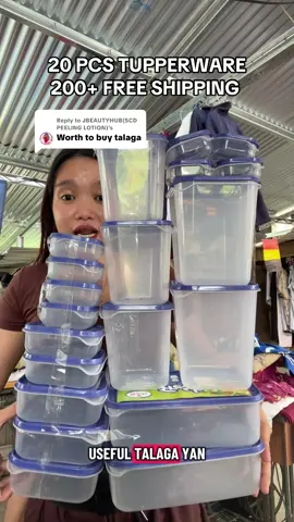 Replying to @JBEAUTYHUB(SCD PEELING LOTION) #tupperware #tupperwareset #20pcstupperware 