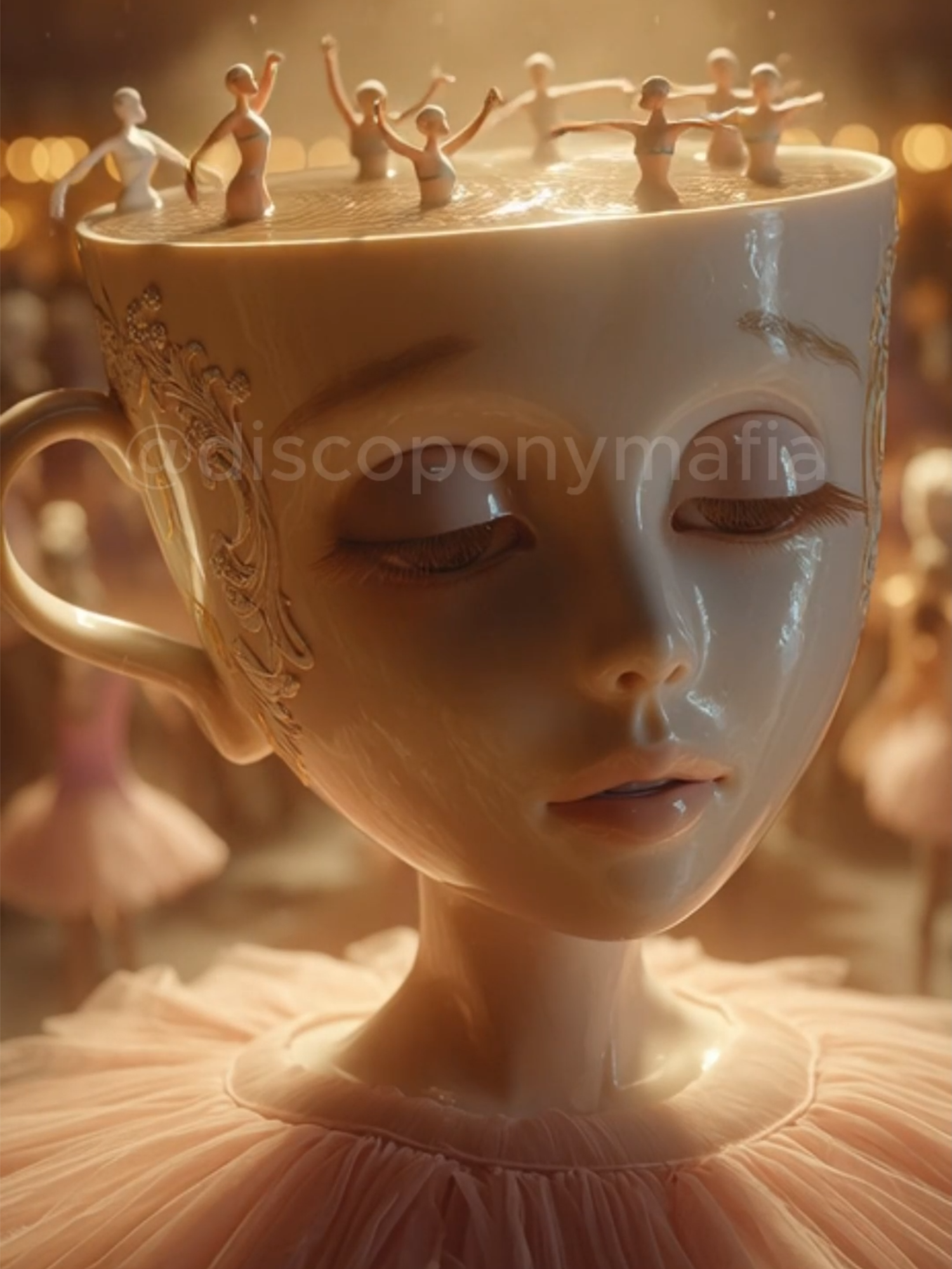 Ballerina Cappuccina, mi mi mi mi! DARK ELECTRO BRAINROT#brainrot #ballerinacappuccina #electronicmusicro