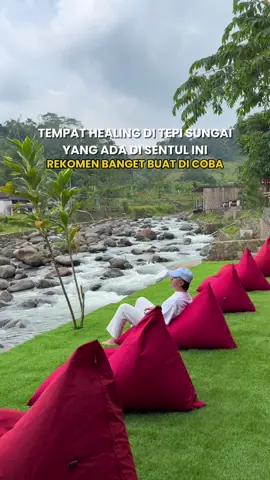 tempat healing tepi sungai di sentul,booking lewat tiktok biar lebih murah,caranya klik tag lokasi sebelah kiri #bogor#sentul#bogordailynews #kulinerbogor#bogorhits 