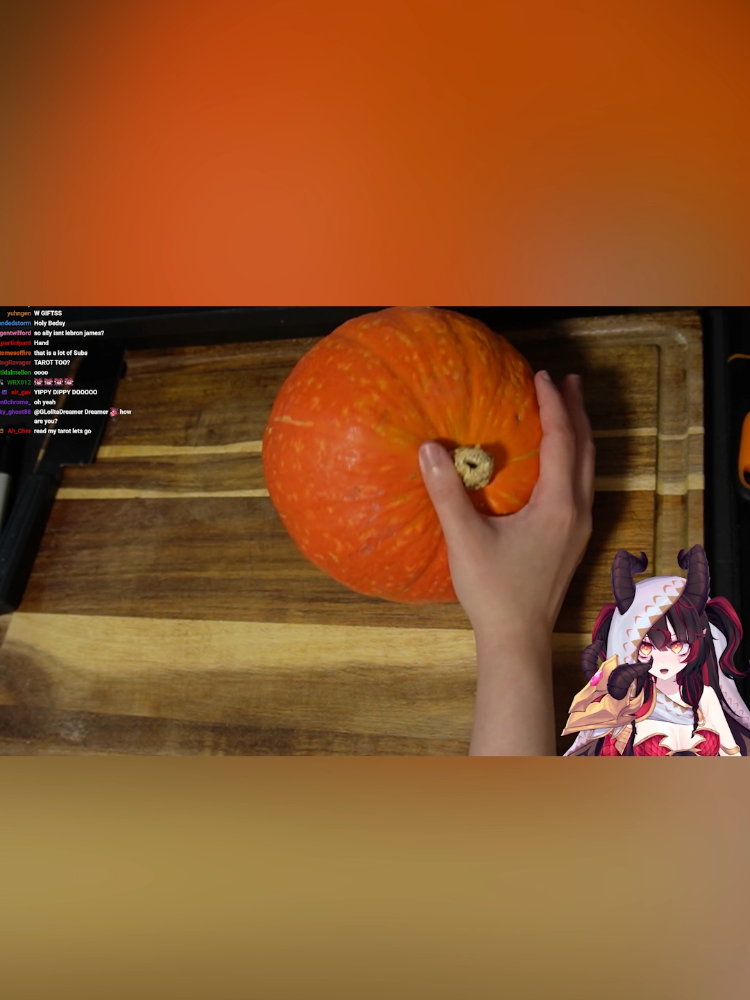 i carved a pumpkin on stream hehe | Twitch Alekirser  #twitch #alekirser #envtuber #vtuber #halloween