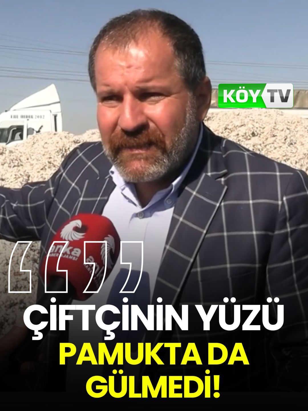 Çiftçinin Yüzü Pamukta da Gülmedi! Diyarbakır’da pamuk üreticileri artık dayanma noktasını aştı! 😔 Yenişehir Ziraat Odası Başkanı Süleyman İskenderoğlu, artan maliyetler ve yetersiz desteklemeler nedeniyle üreticinin ürününü satamadığını söyledi. 🗣️ “Girdi maliyetleri bu kadar yüksek, destekler yetersiz ve geç geliyor. Pamuk sektörü bitti! Geçmiş olsun. Artık ithal ederler, biz bittik.” 📍Diyarbakır – Yenişehir Pamuk tarlada kaldı, çiftçi ise umudunu yitirdi… #pamuk #adana #tarım #çiftçi #ziraat #köy #haber #tarımhaberleri