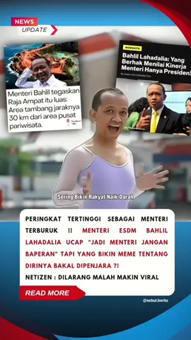 Dilarang makin viral !! Meme Menteri ESDM Bahlil Lahadalia Makin Rame Di Media Sosial !!  #meme #bahlillahadalia #viral #memebahlil #fyppppppppppppppppppppppp 