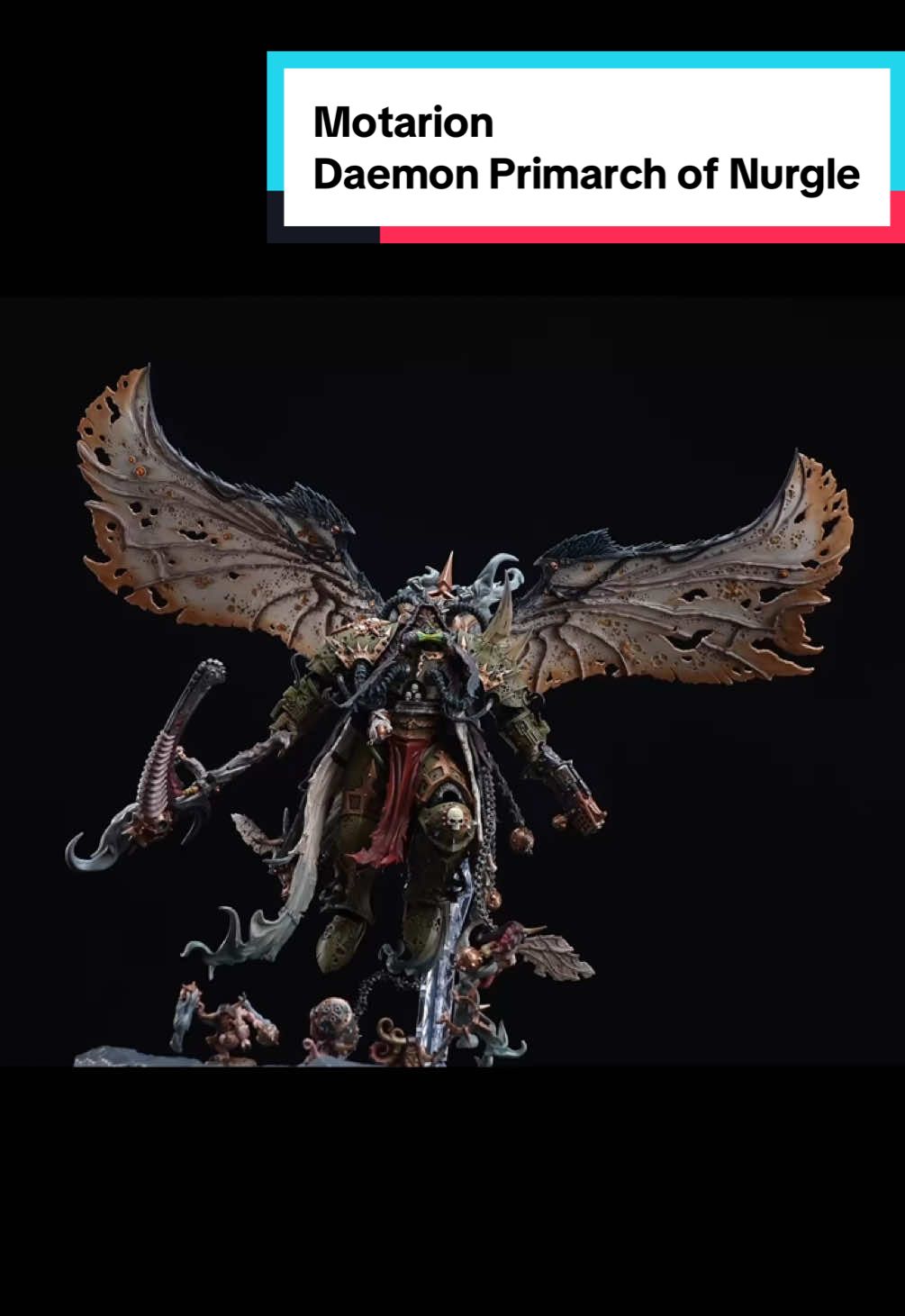 “Hold your bitterness deep within, and there let it fester” Motarion is coming! #collection #figurine #deathguard #joytoy #gifts 