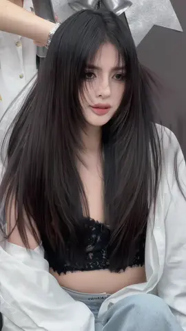 tóc dài để thẳng thì để kiểu này nha các bạn #vietducnguyen #BeautyTok #hairtok #layer #tocdaidep 