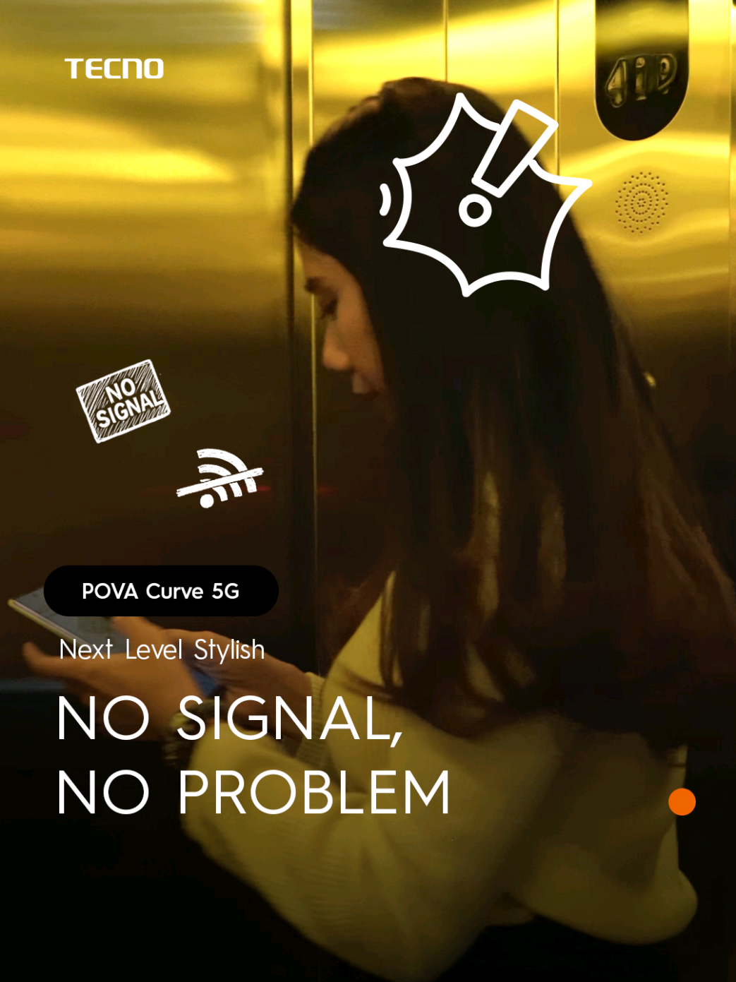 Kalau kejebak di hati dia susah sinyalnya... tapi kalau kejebak di lift, gak usah panik 😌 Aktifkan fitur FreeLink dari TECNO POVA Curve 5G, bisa kirim pesan atau telepon darurat walau tanpa sinyal! #NextLevelStylish #POVACurve5G #POVA7Series #TECNOIndonesia