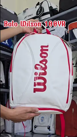 Balo Wilson bên em mới về thêm. Kích thước nhỏ gọn,chống nước tốt#tennis #pickleball #wilson 