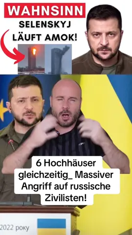 6 Hochhäuser gleichzeitig_ Massiver Angriff auf russische Zivilisten!…#afd #politik #nachricht #newtrend 