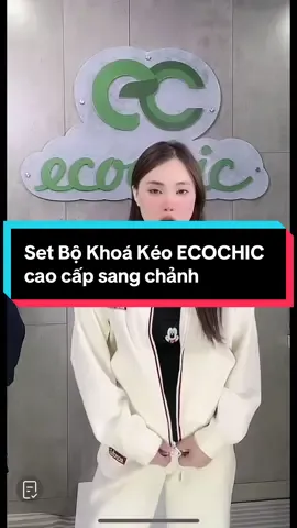 Set Bộ Khoá Kéo ECOCHIC  cao cấp sang chảnh#thuyxinhlunglinh996 #thoitrang #setbothoitrangnu #setnusangchanh #macdepcungtiktok 