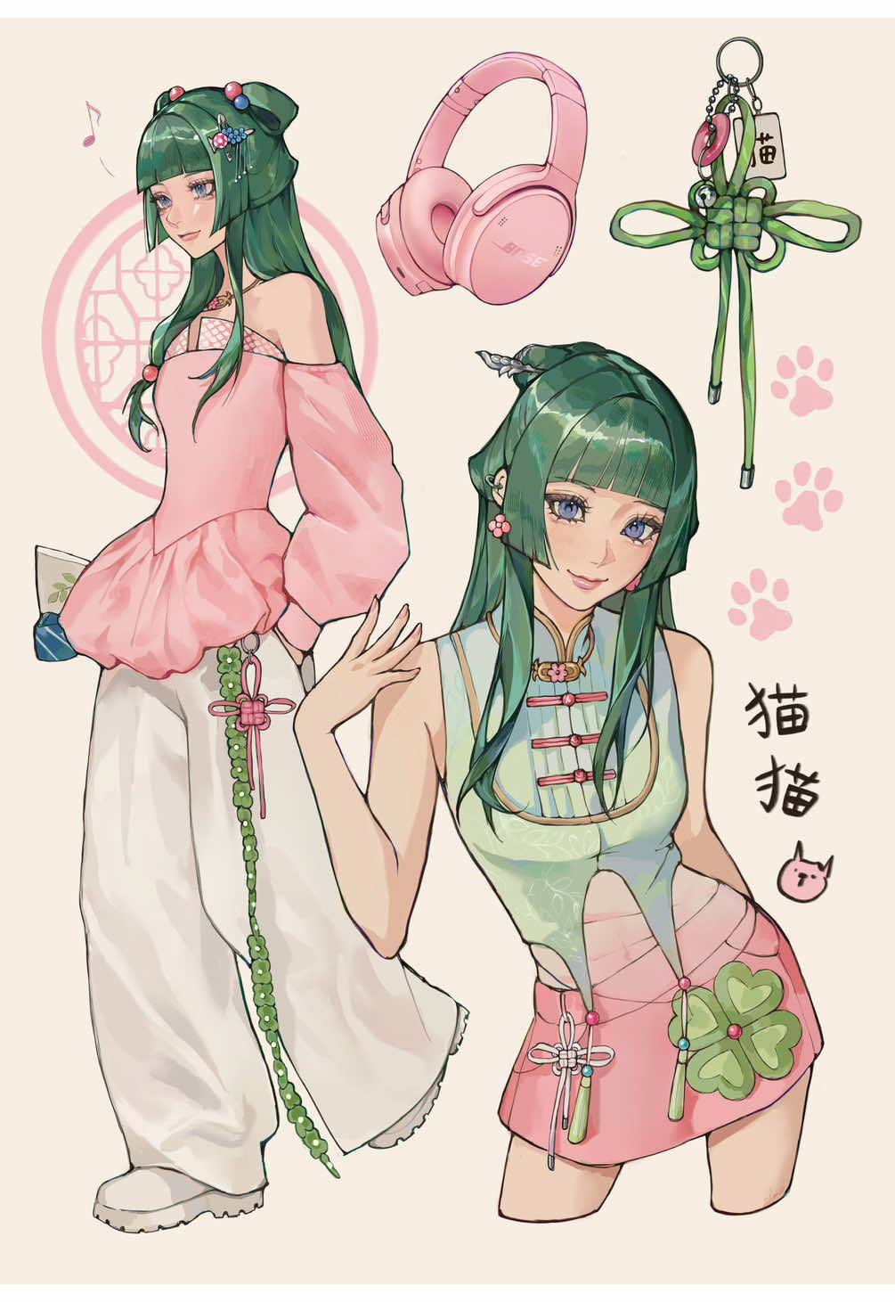 modern au maomao timelapse 💖🍀 i hope everyone is well ^^  #apothecarydiaries #maomao #timelapseart #digitalart #animeart 