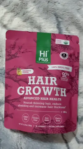 My hair was broken and fried!  #hairgummies #hiplus #hairgrowth #thinninghair #thickerhair 