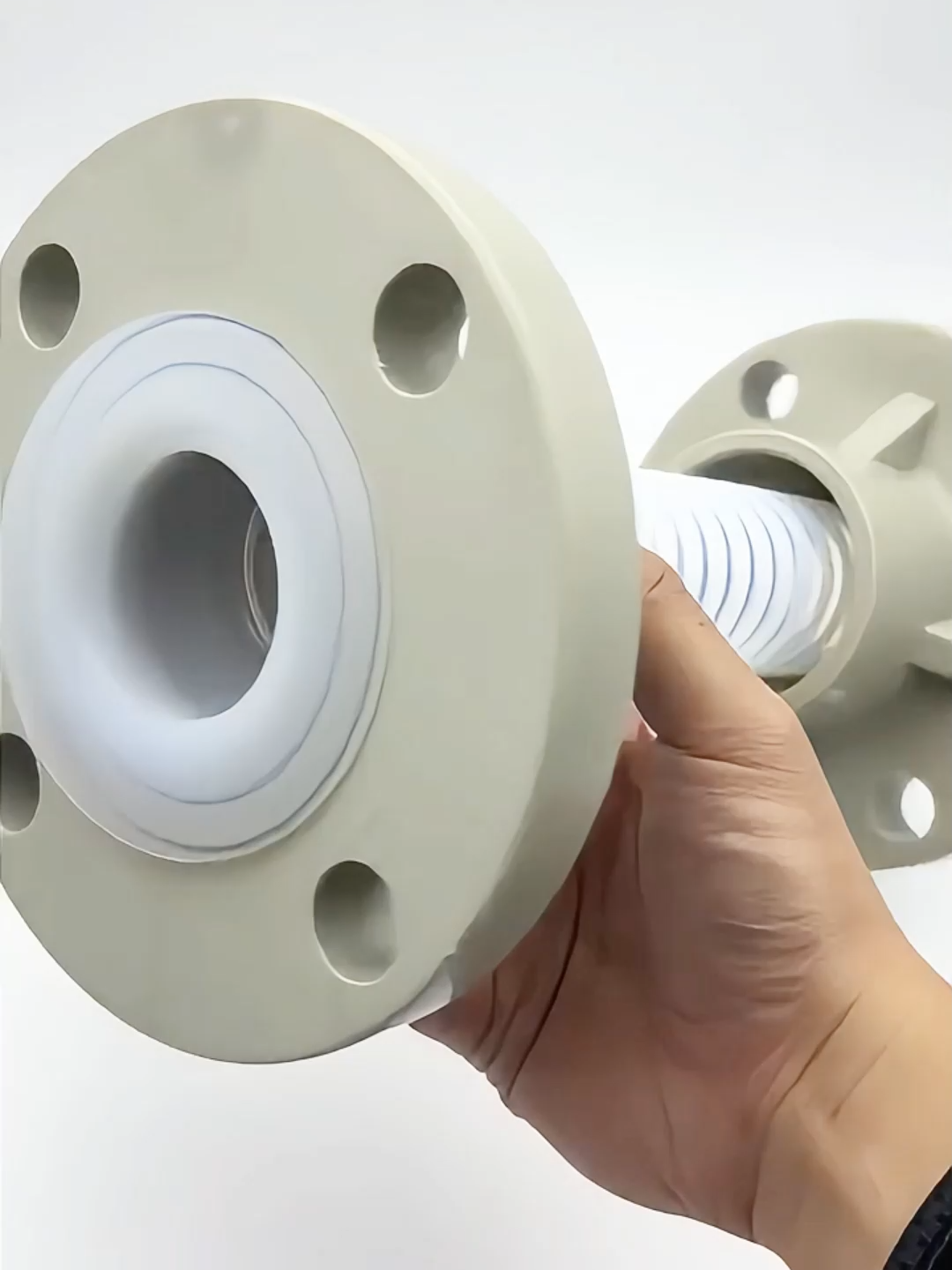 PTFE Bellows with UPVC Flanges: Material Advantages at Core Our PTFE bellows, paired with UPVC flanges, leverage the unique strengths of both materials: PTFE (polytetrafluoroethylene) delivers exceptional chemical resistance, high/low temperature tolerance (-200°C to 260°C), and non-stick properties—ideal for corrosive or extreme-fluid applications. UPVC flanges add lightweight durability, excellent impact resistance, and cost-effectiveness, ensuring secure, long-lasting connections in industrial piping systems. A perfect fusion of PTFE’s resilience and UPVC’s reliability—engineered for performance you can trust. ☎️Whatsapp:+8613910195827 🌐Web:www.htzylinedpipes.com 📧E_mail:neil@htzylinedpipes.com #PTFEBellows #UPVCFlanges #ChemicalResistantPiping #MaterialAdvantage#PTFE #teflon #flange #joint #fittings #pipeline #liningTeflon