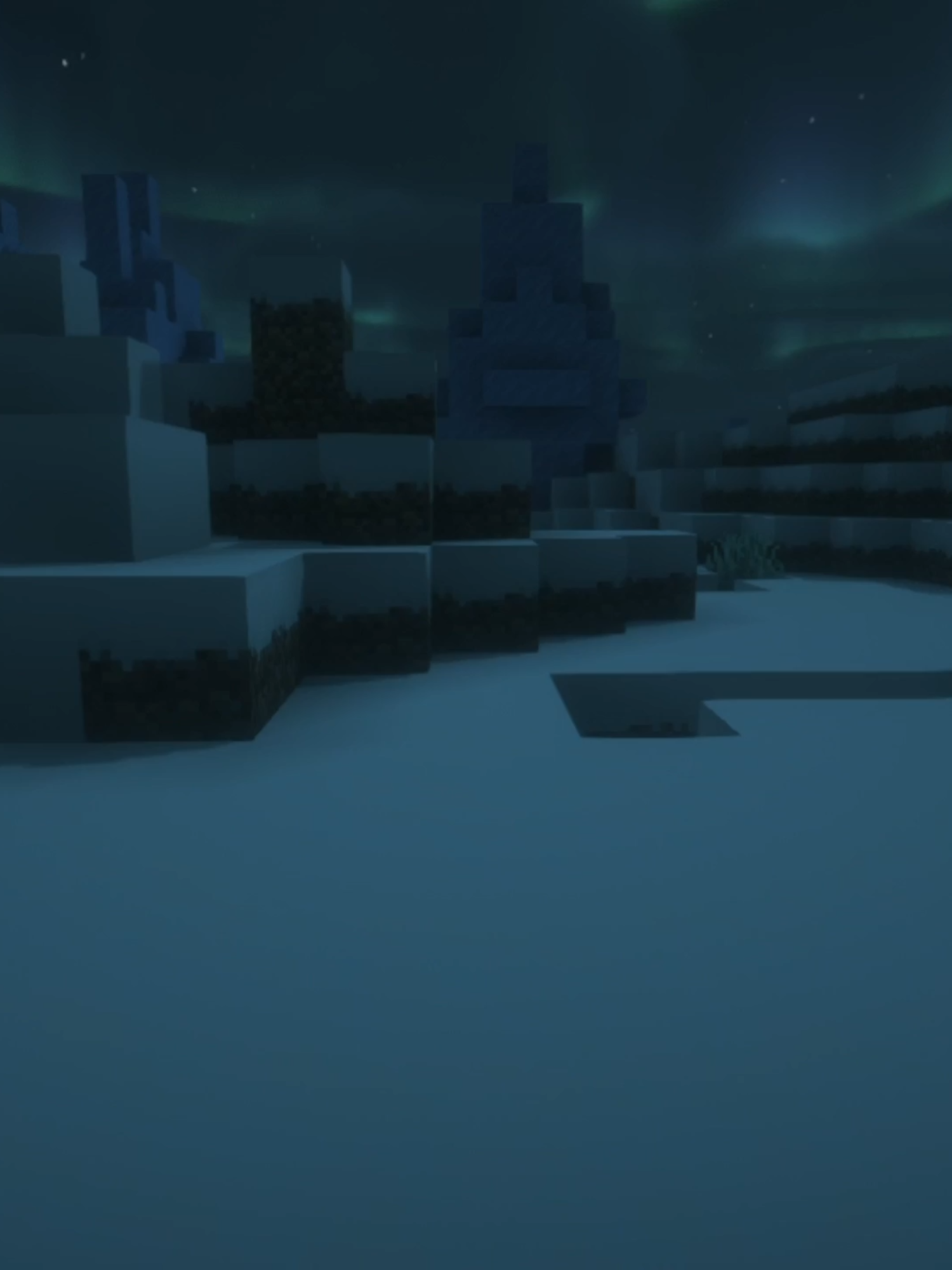 My GPU is cooked for real #trend #fyp #trending #Minecraft #shaders #bsl #chill #aurora #ice #winter #amd