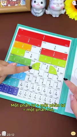 Bộ Đĩa Phân Số Nam Châm Cho Học Sinh Tiểu Học – Dụng Cụ Học Toán Trực Quan Giúp Hiểu Nhanh Khái Niệm Phân Số#PhânSố #DụngCụHọcTập