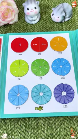 Bộ Đĩa Phân Số Nam Châm Cho Học Sinh Tiểu Học – Dụng Cụ Học Toán Trực Quan Giúp Hiểu Nhanh Khái Niệm Phân Số#PhânSố #DụngCụHọcTập
