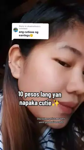Replying to @shashiefinds lalo sa personal sis sobrang cute ✨♥️ #earrings #miniearrings #earringslovers #accessories #fyp @kinghot 