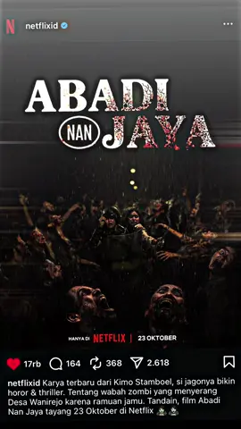 Siapa nih yang udah nonton?🤩 gimana pendapat kalian guys?!😋 #abadinanjaya #kimostamboel #netflixindonesia #fyp #foryoupage  [ ib:@earl ]