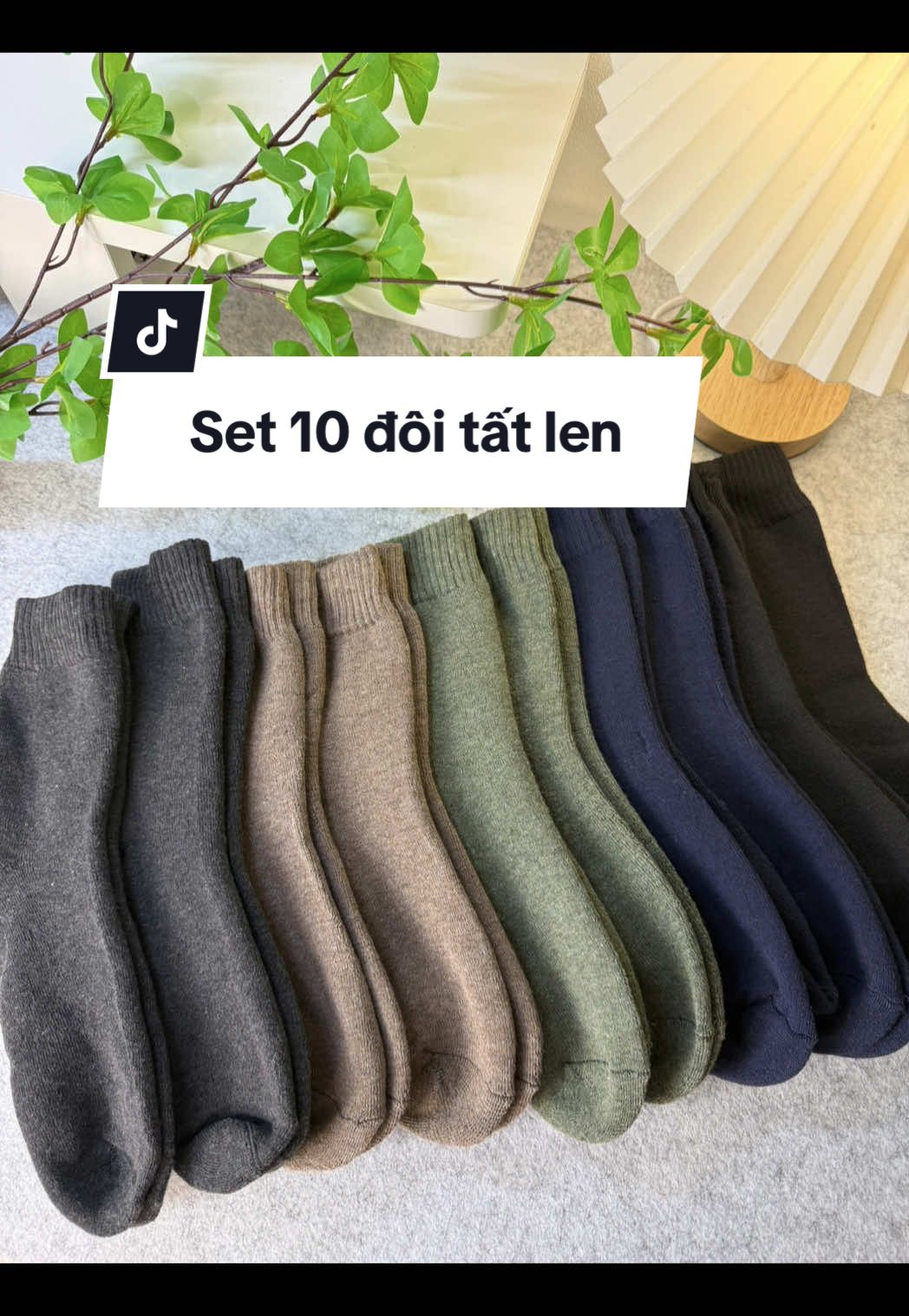 Set 10 Đôi Tất Len Lót Lông Cho Nam Ấm Áp, Tất Nam Mùa Đông, Tất Len #tat #tatnamcaocap #tatlen #lemenhacua 