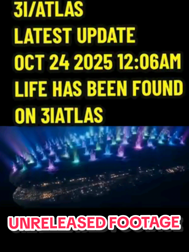 3I/ATLAS LATEST UPDATE  OCT 24 2025 12:06 AM NEW UNRELEASED UP CLOSE SATELLITE IMAGES #nasa #3iatlas #alien #meteor #fyp 