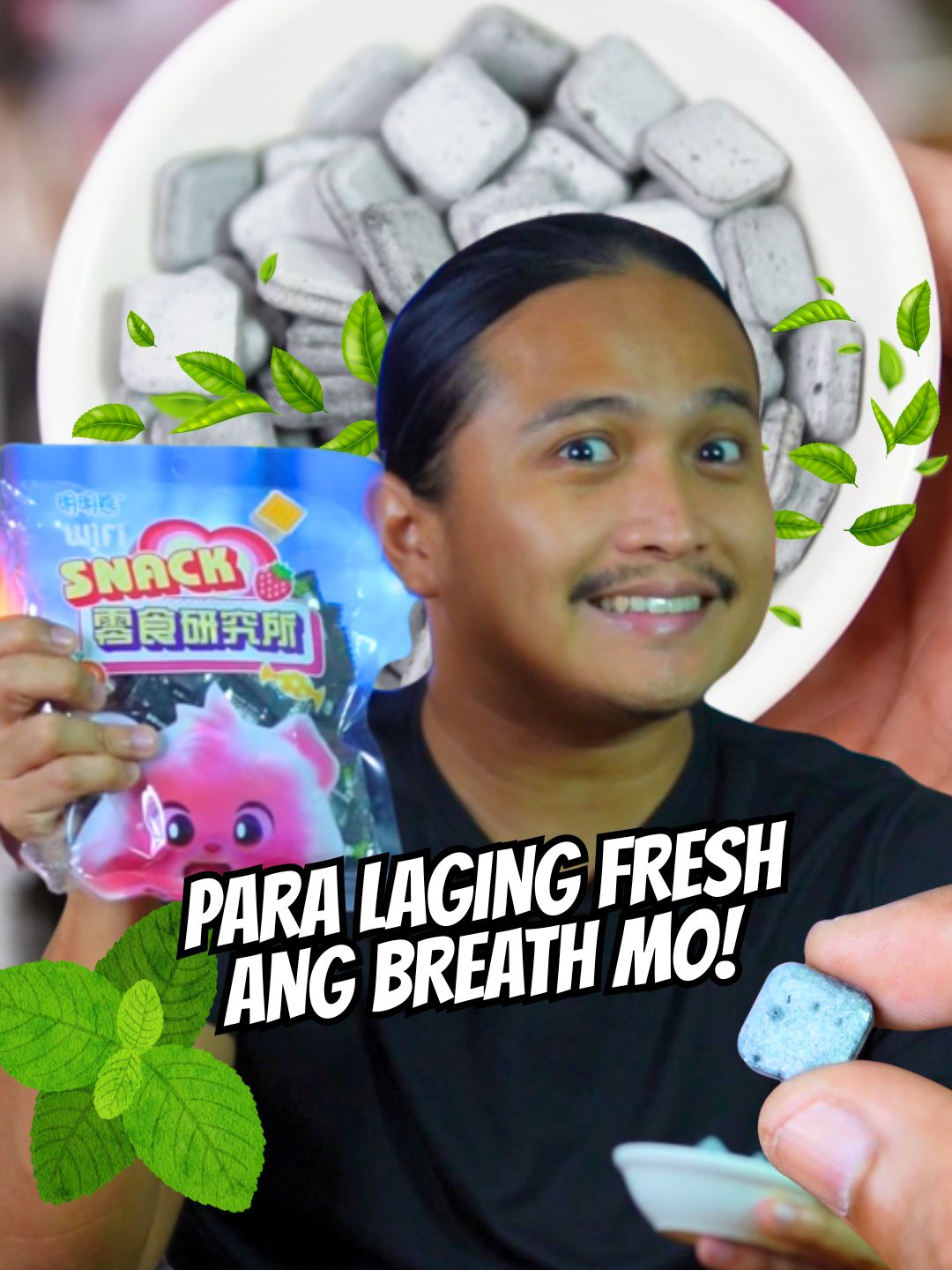 Tanggal bad breath agad! Charcoal Mint Candy fresh breath at may charcoal power pa!