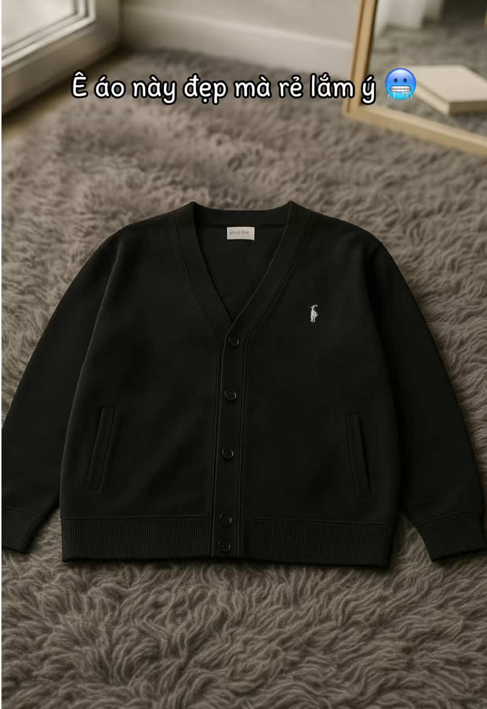 Áo Khoác Cardigan Logo Thêu #cardigan #xuhuong #zonef 