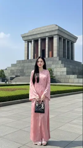 Áo dài giao ý,áo dài xưa cổ tròn, chất liệu gấm in họa tiết trên nển vải siêu xinh#aodaitet #aodai2026 #phucphaplinhdan #xuhuong 