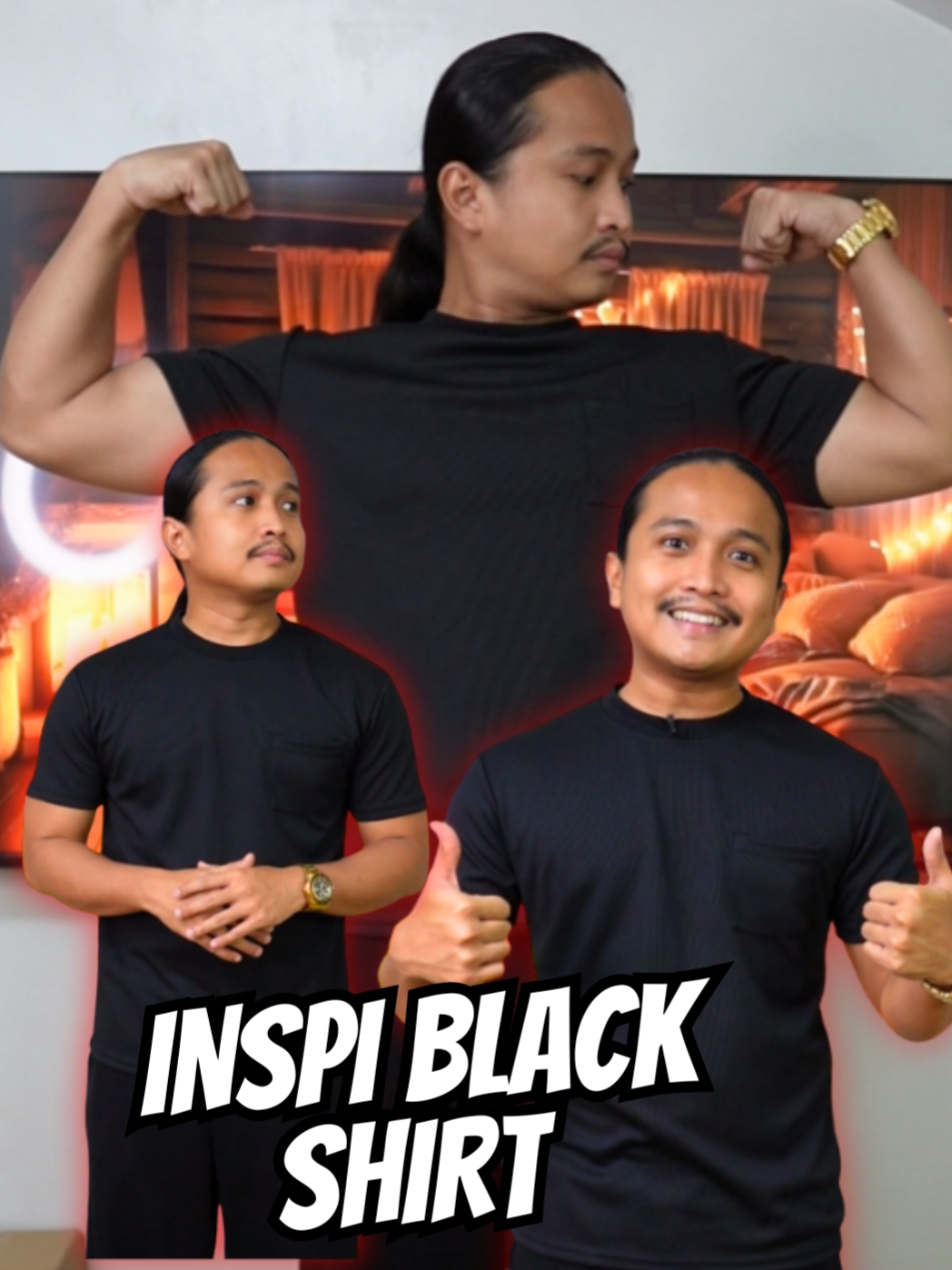 Yayamanin Plain Black Shirt ni Inspi simple pero angas! Mas pogi ka dito!