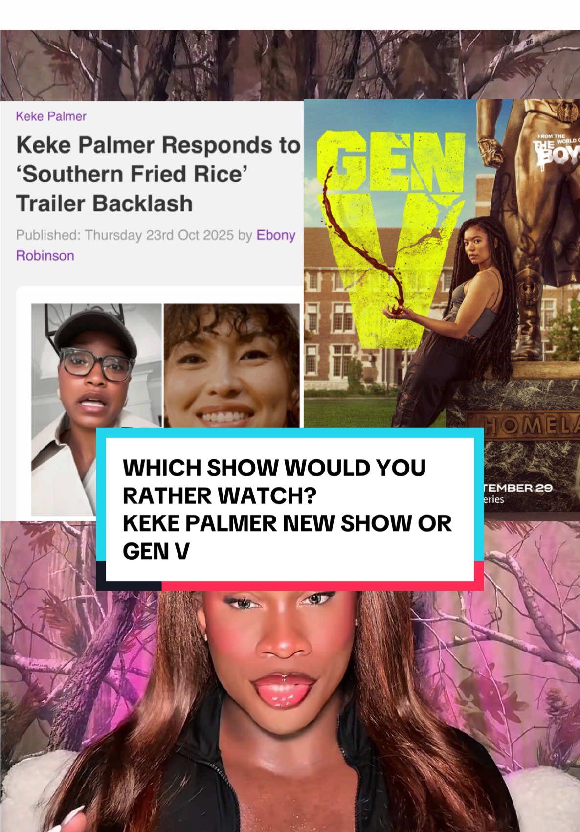 SOUTHERN FRIED RICE W/ A SOJU ON THE SIDE .. girl just watch Gen V and get your lifeeee