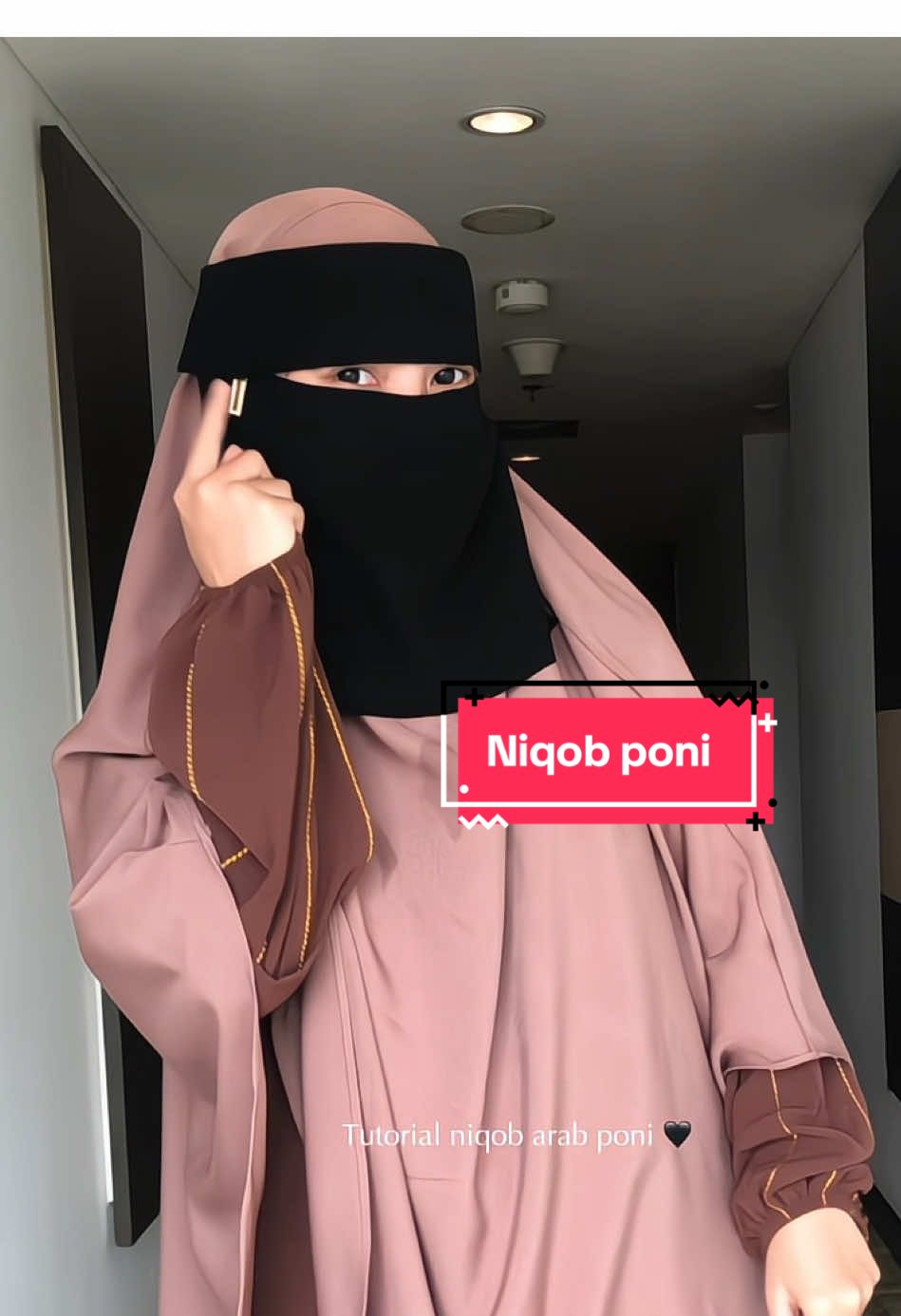 ini niqob poni favorite aku🥰🫶 #niqob #niqab #niqobis #niqabis #niqobponi 